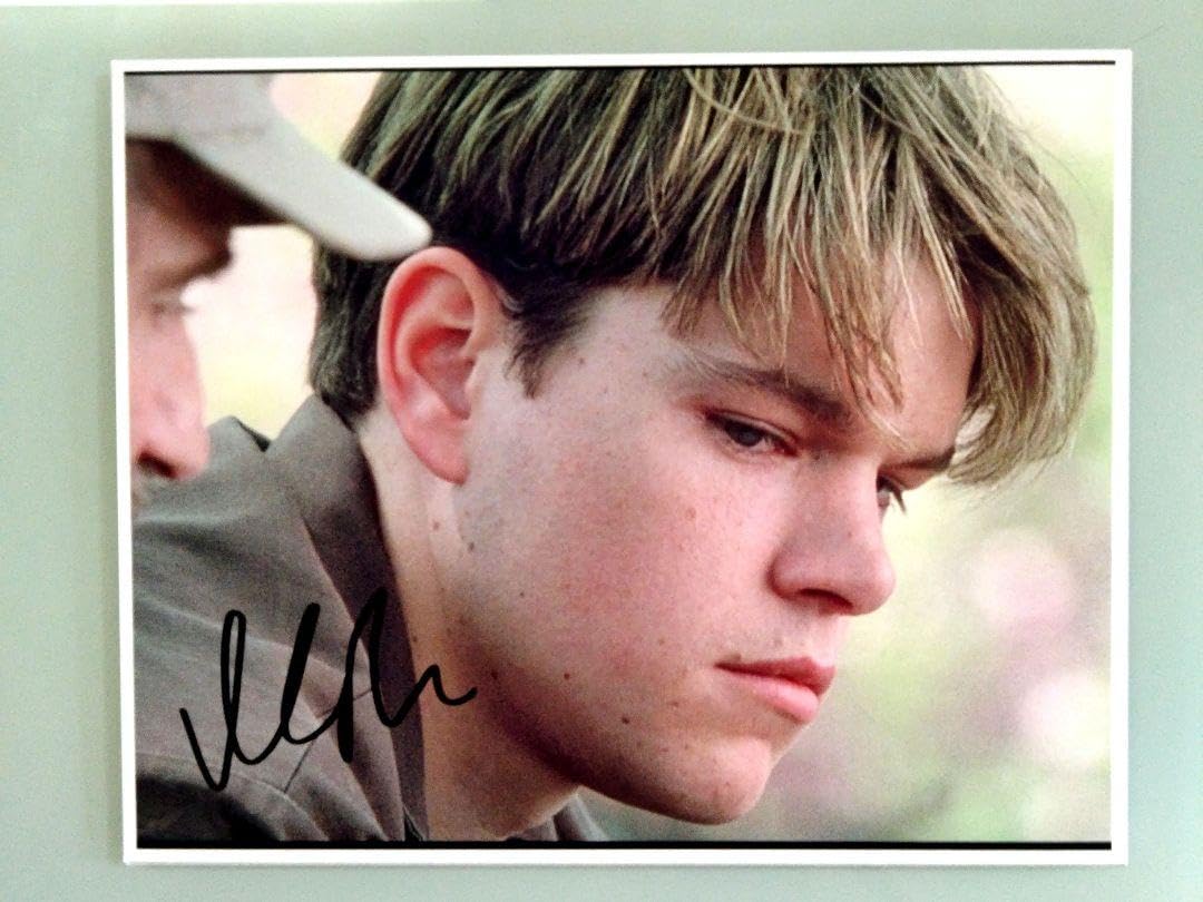 Amazon.co.jp: マットデイモン直筆サイン入り超 大型写真Matt Damon  