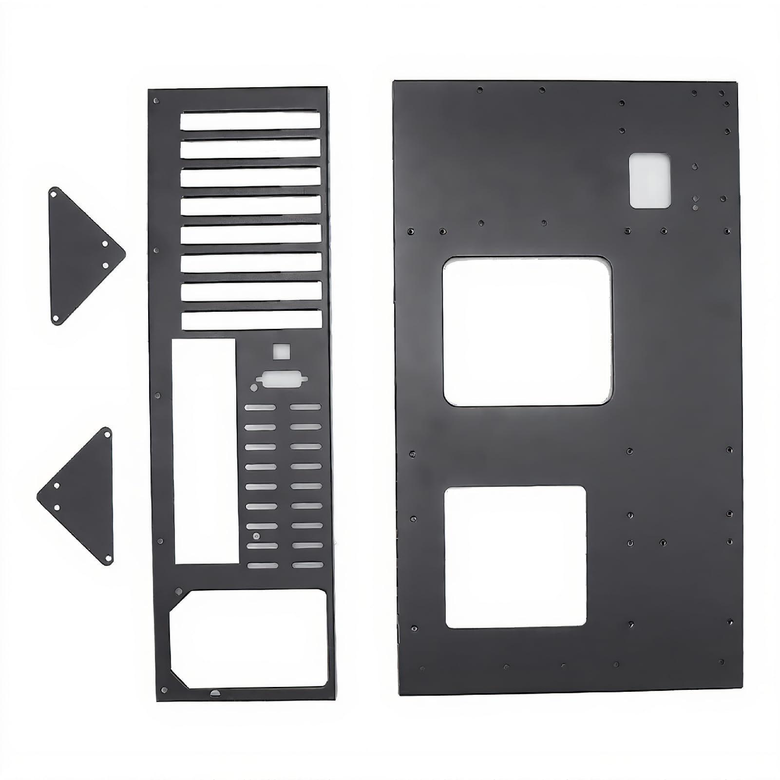 Zunate Chasis Abierto, MK-01 SECC Soporte de Placa Base Engrosado Marco de Fijación E-ATX Placa Base Rack Mine Rack Gaming Computer Case Chasis