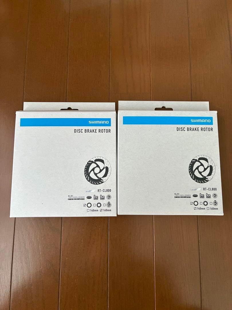 未使用】シマノ RT-CL800 160/140mm内セレーション セット 2025