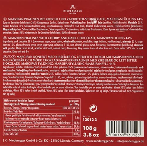 Niederegger Marsepein Pralinés 'kers', verpakking van 2 (2 x 108 g) - Image 3