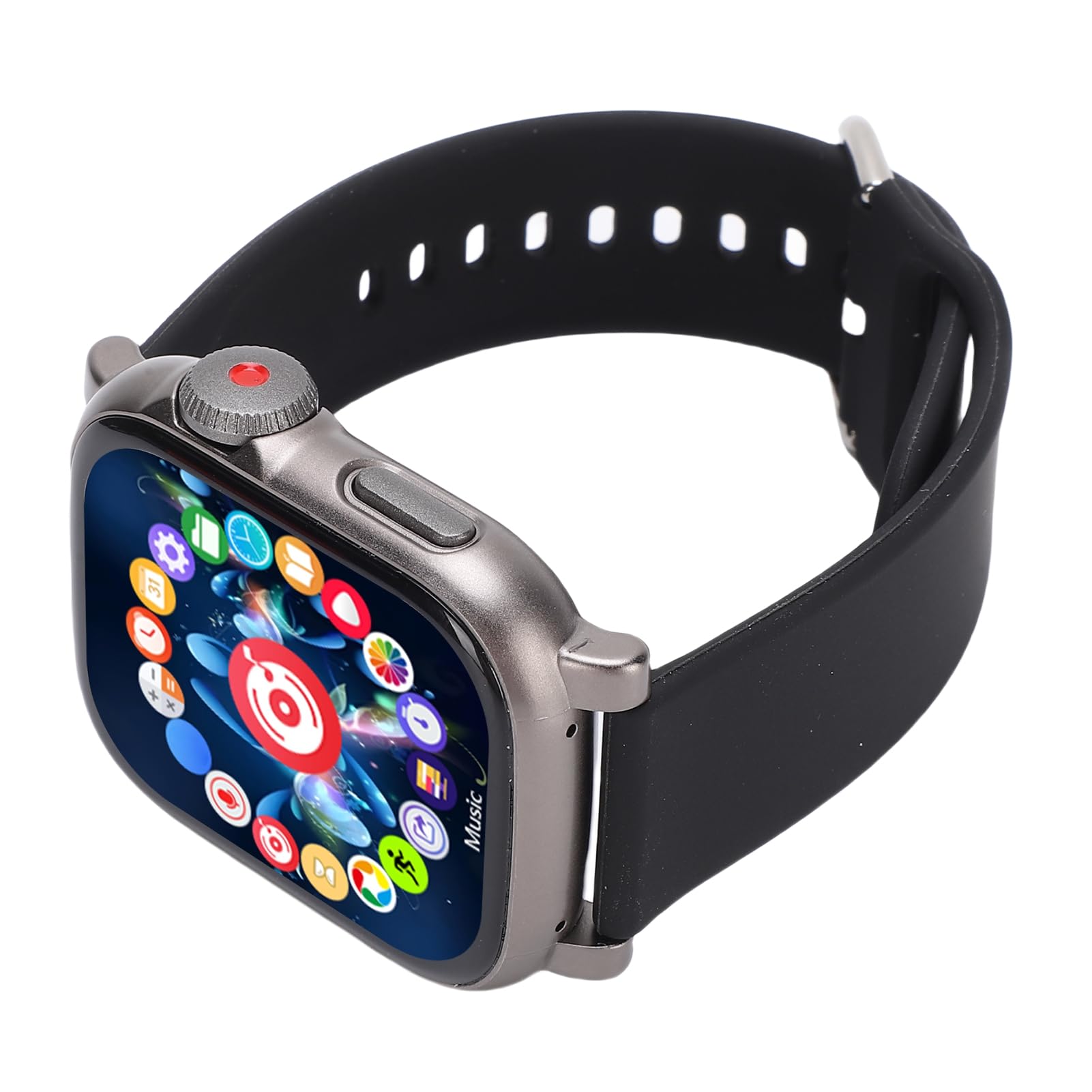 Lettore MP3 Indossabile Lettore Musicale Portatile 5.4 con Touch Screen per Fitness e Viaggi Grigio 2,01 Pollici (32G)