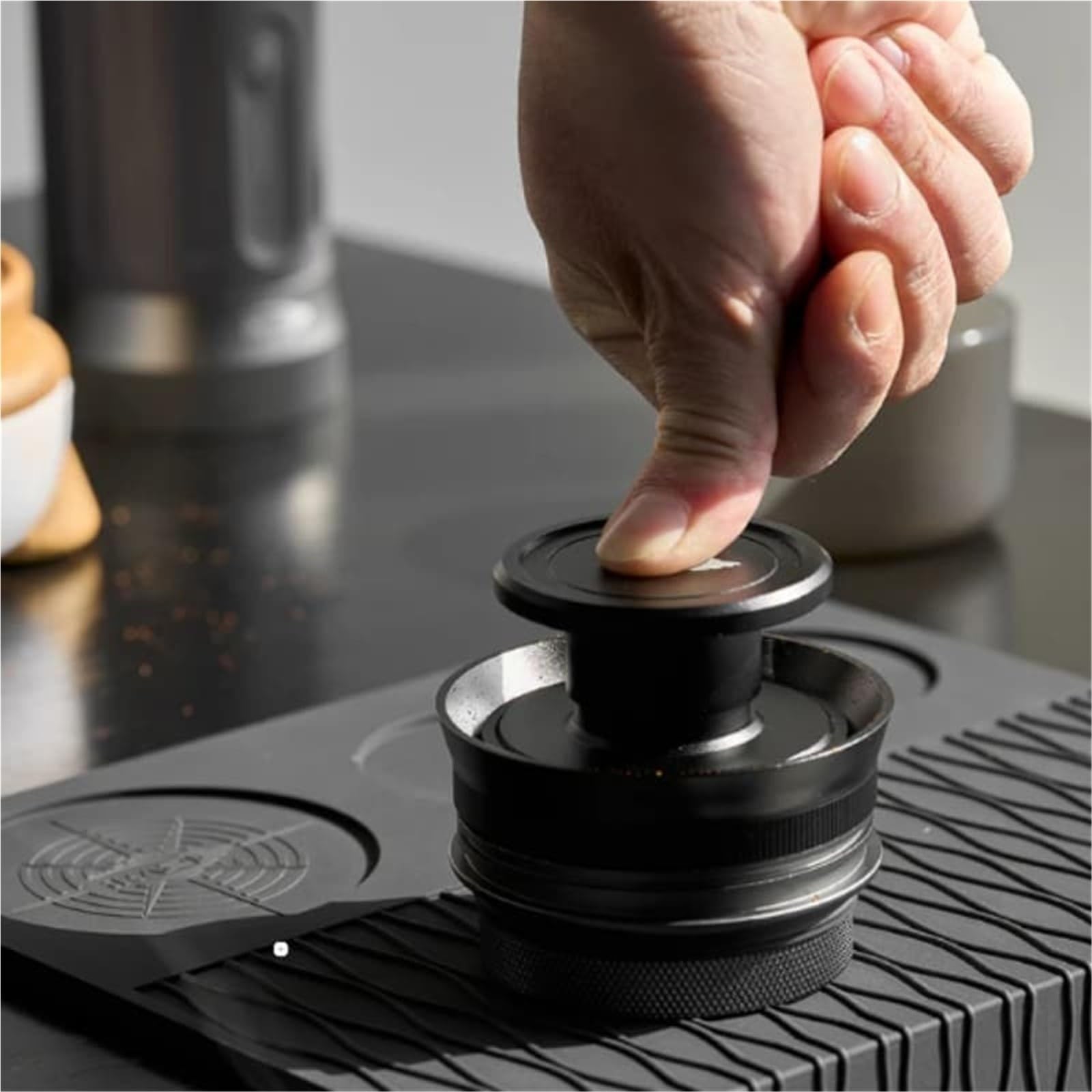 Kit Tamper, Compatibile Con IKAPE, Mini 51mm Imbuto Magnetico 58mm