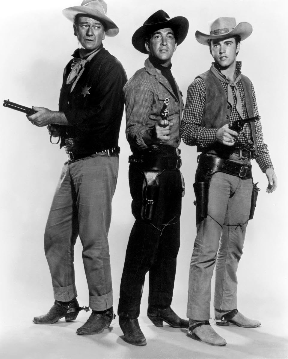 Worldphotographs Multi-Color Rio Bravo (1958) John Wayne, Dean Martin, Ricky Nelson 10X8 Photo