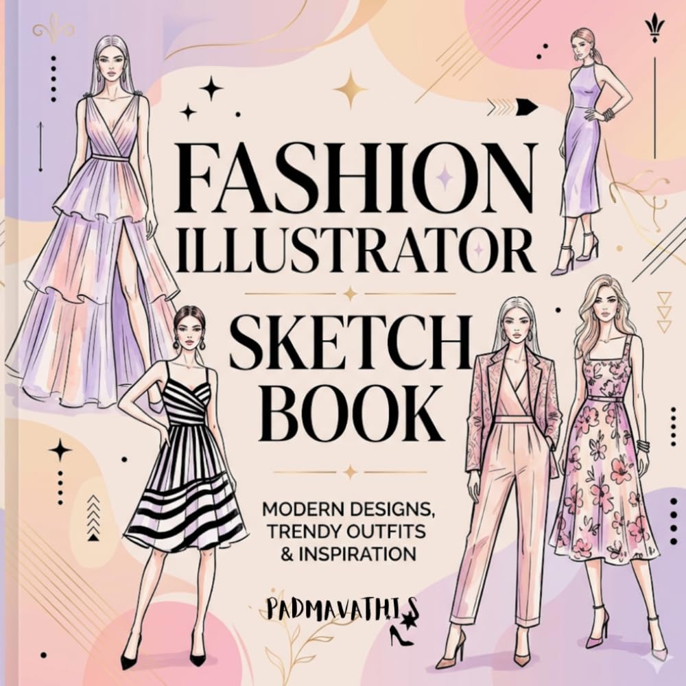 Fashion Illustrator Sketch Book: for kids and adults