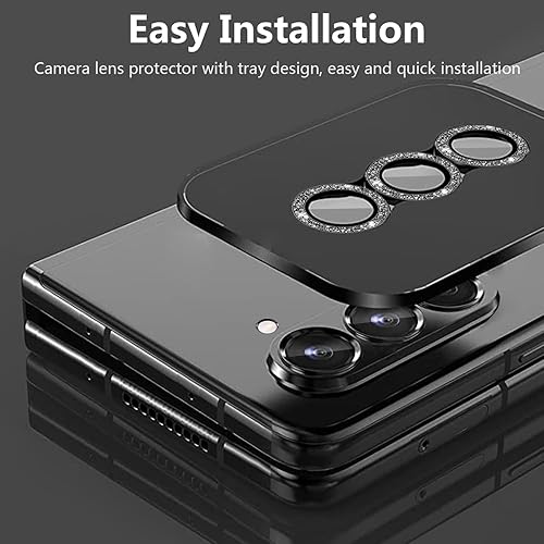 Miniatura 5 de Kanosan Para Galaxy F Protector de lente de cámara Anillo de aleación de aluminio individual 9H vidrio templado Accesorios decorativos Cubierta de