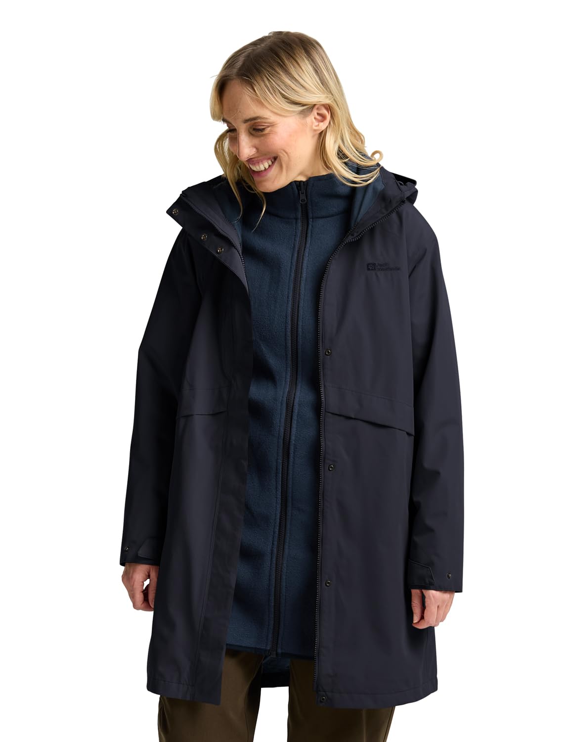 Jack Wolfskin Women's Coat, Dark Navy, XS