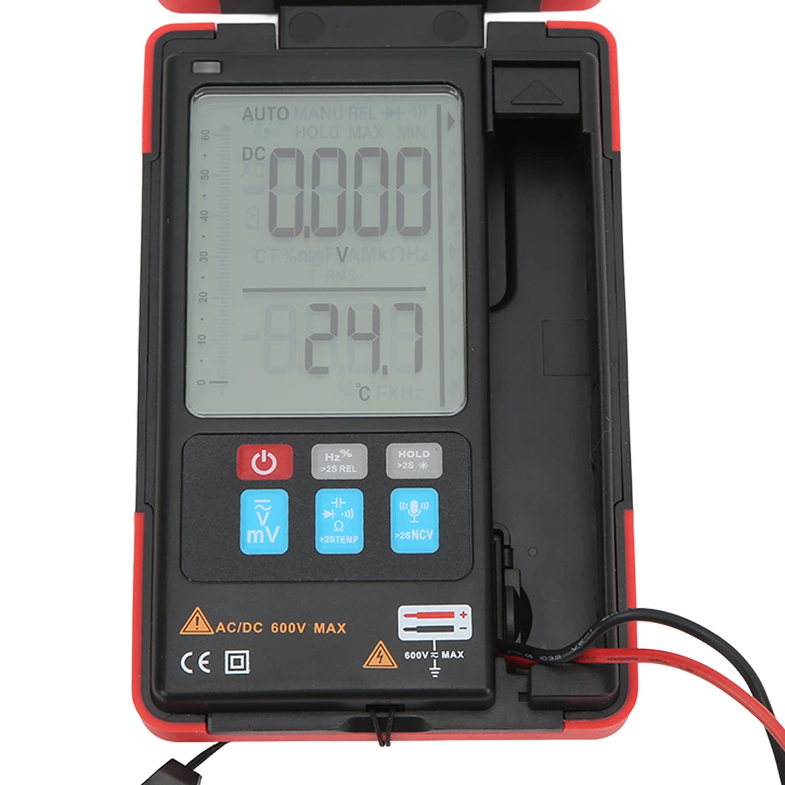 Fafeicy Multimetr Cyfrowy 6000 Odczytów, Tester Smart z wysoką dokładnością