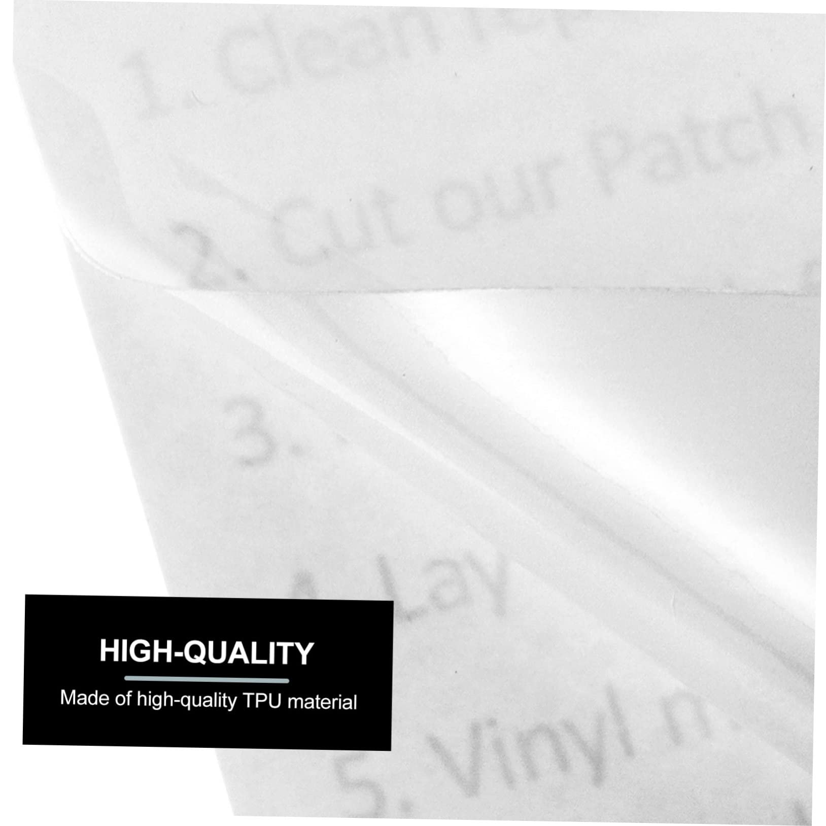 Gogogmee 20pcs TPU Transparent Self-Adhesive Repair Patches for Inflatable Products Tents and Jackets for Instant Repairs of and Leaks