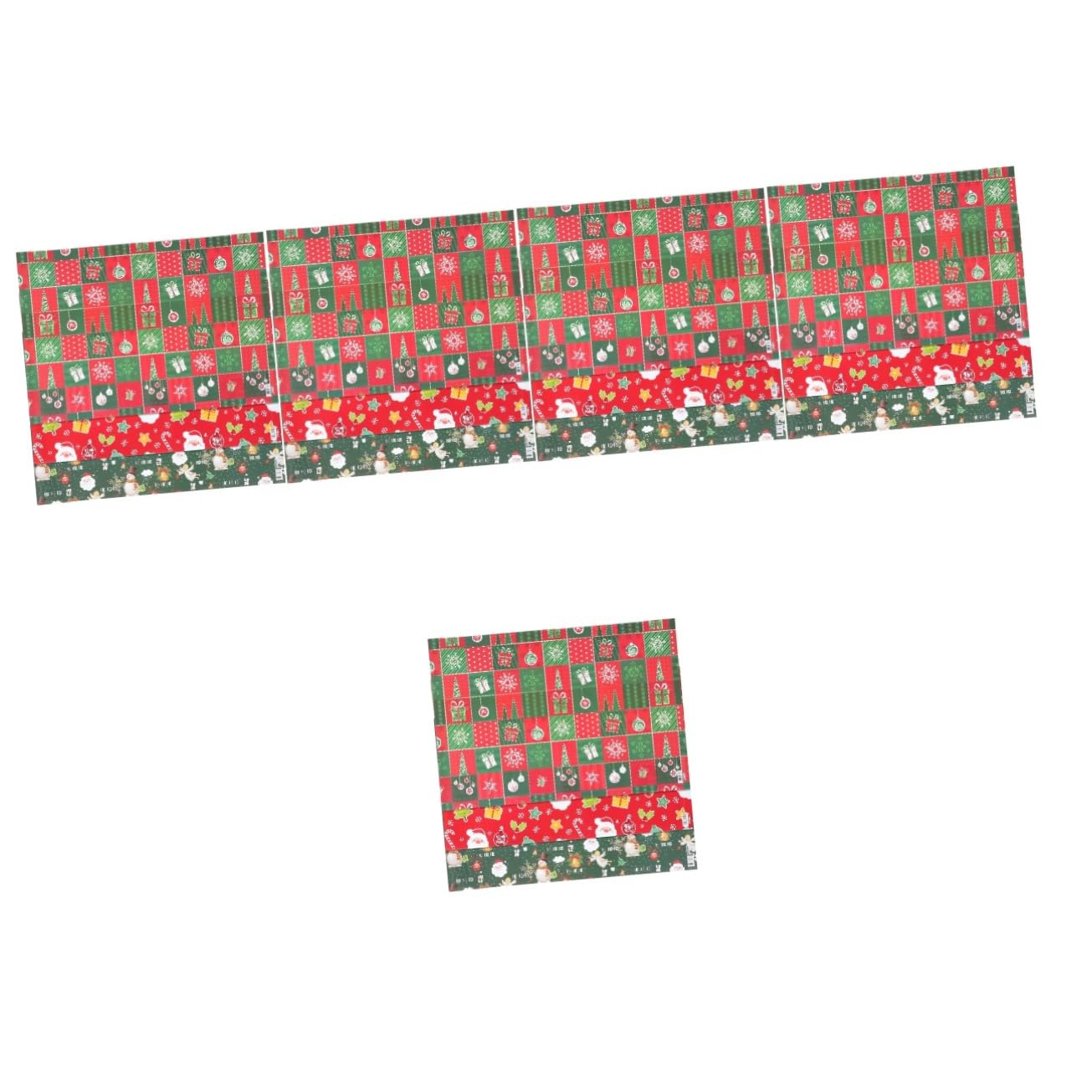 FRCOLOR 5sets Geschenkpapier Für Weihnachten Weihnachts Verpackungen Weihnachtsverpackungen Halloween-geschenkpapier Zum Vatertag Zum Geburtstag 3rolls*5