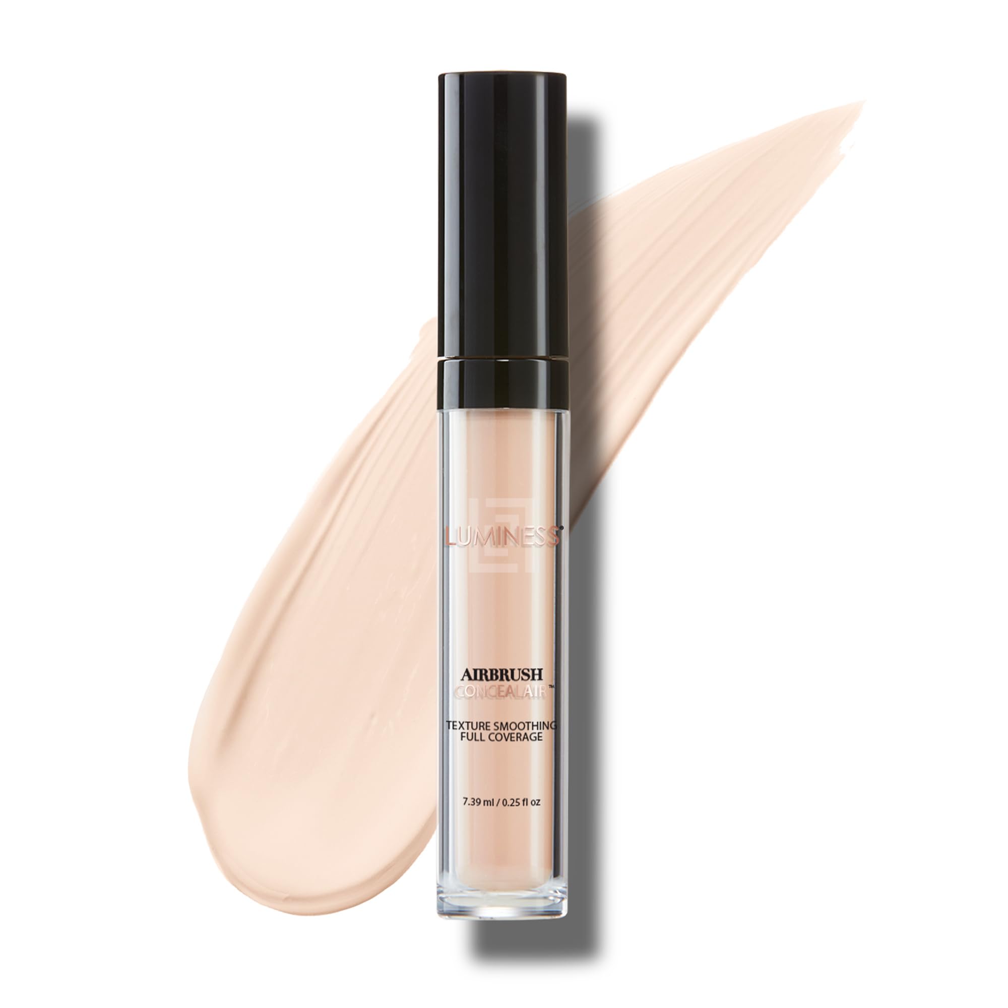 LUMINESSUnder Eye Concealer for Dark Circles, ConcealAir (Light) - Weightless Coverage & Crease-Resistant Makeup Concealer to Even Out Skin Tones & Help Reduce Dark Spots & Blemishes - 0.25 fl oz