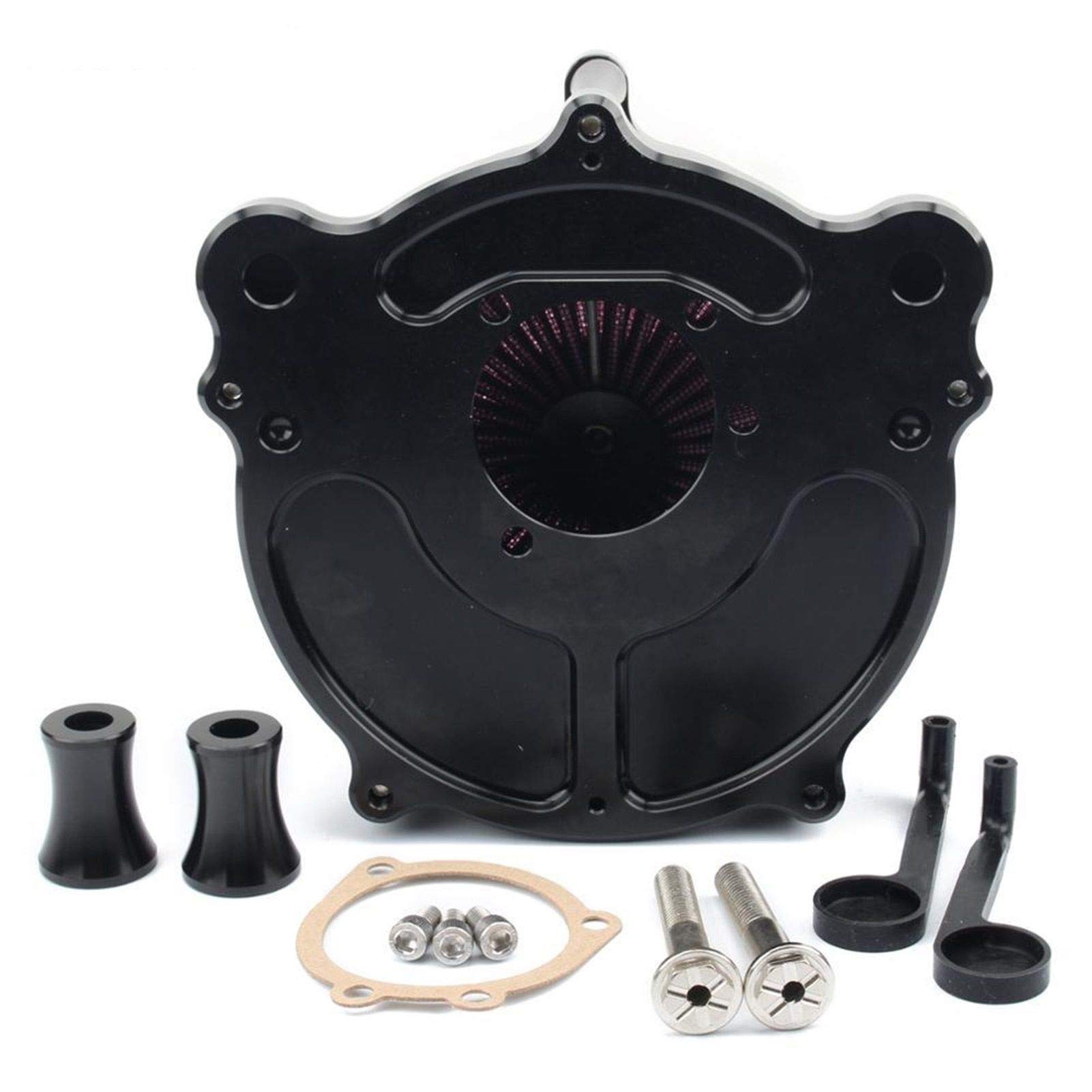 Motocyklowy filtr powietrza turbina Spike wlotowy Filtro Aire Moto, dla Harley, Touring Softail Dyna FXR 1993-2017