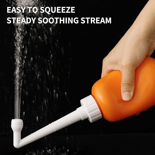 Miniatura 4 de Peri Botella para cuidado posparto, para artículos esenciales posparto, cuidado femenino, naranja