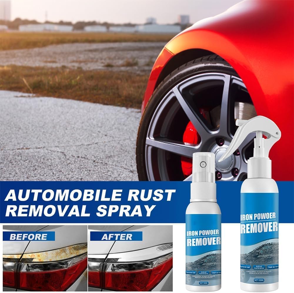 Removedor de Oxido, Quita Oxido Metal, Eliminador de Oxido, Iron Power Remover, Ouhoe Rust Remover, Para Óxido de Herramientas, Metales, Piezas de (3 piezas-30 ml)