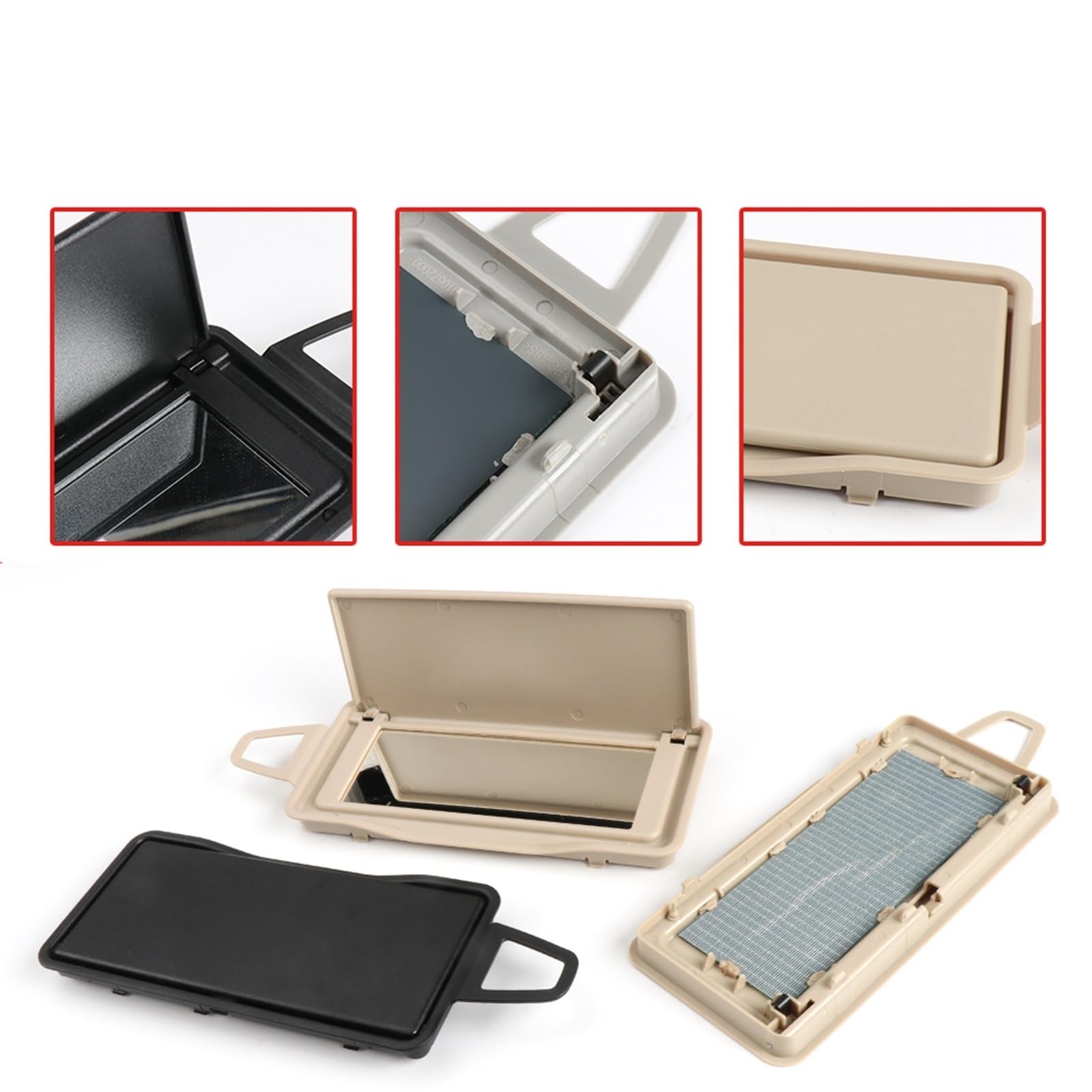 per Mercedes, W212 Parasole for auto, specchio cosmetico
