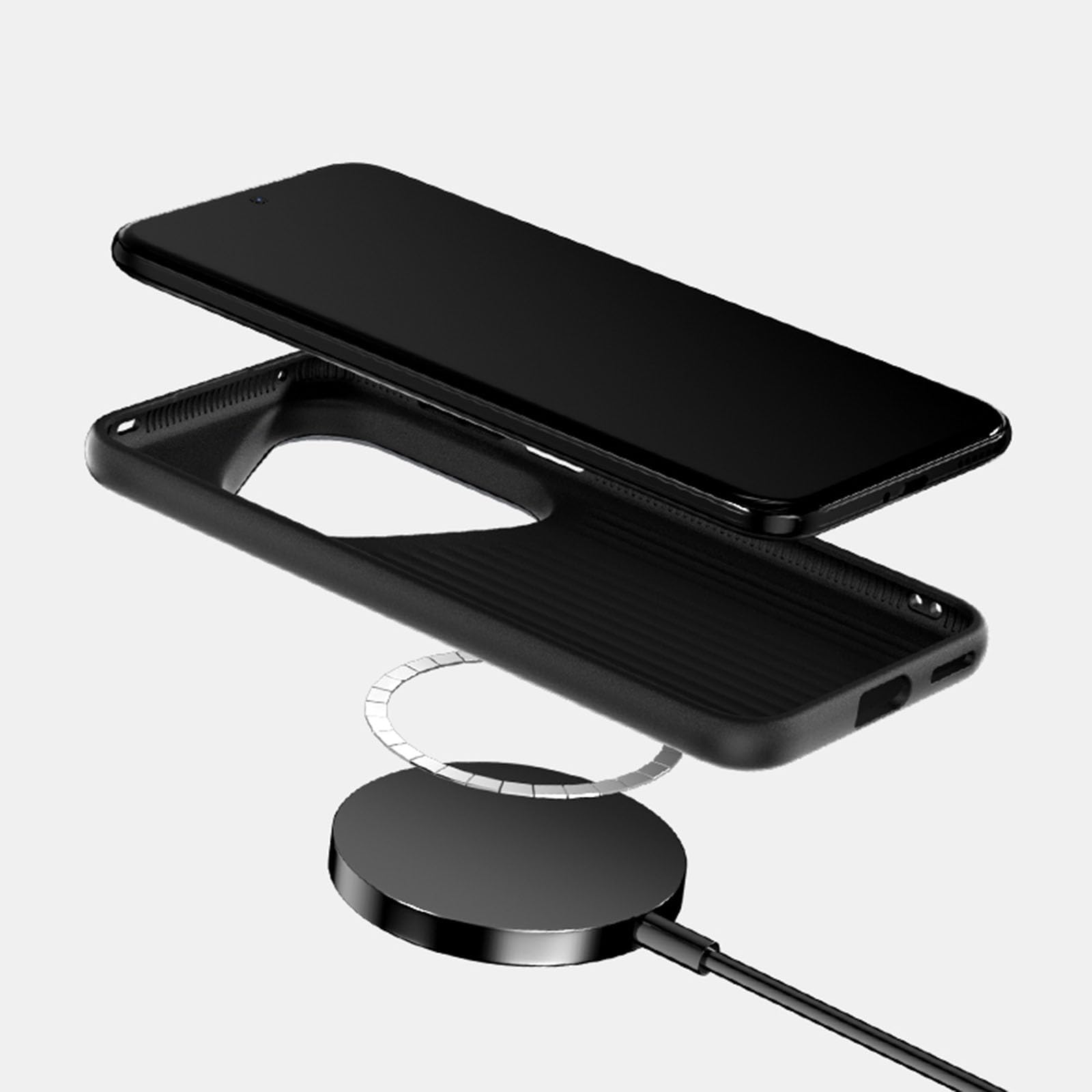 COQUE-Hülle für Huawei Pura 80 Ultra Hülle, Eingebaute Magnetspule Handyhülle Huawei Pura 80 Ultra(Abbildung 3)