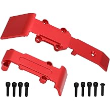 Aluminum Front & Rear Skid Plate Set | for E-Revo 71076-3 & Mini Slash 70054-1 | RC car Chassis Protection Upgrade