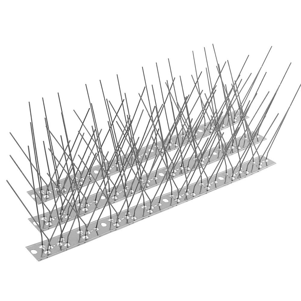 Pinchos For Palomas, 66-660 Cm, De Acero Inoxidable, For Disuadir Pájaros En El Techo, For La Parte Superior De La Cerca, For Gaviotas, For Disuadir Pájaros(16pcs- 528cm)