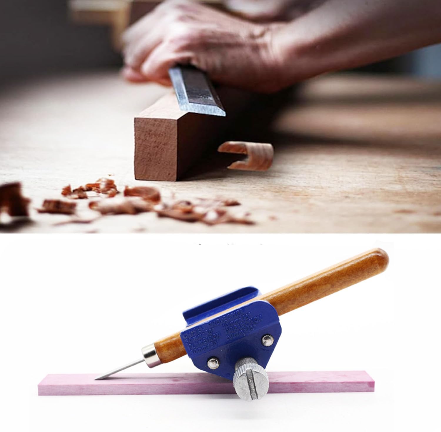 Juego de Cinceles para Madera,8 piezas Cinceles para Principiantes y Profesionales de La Madera