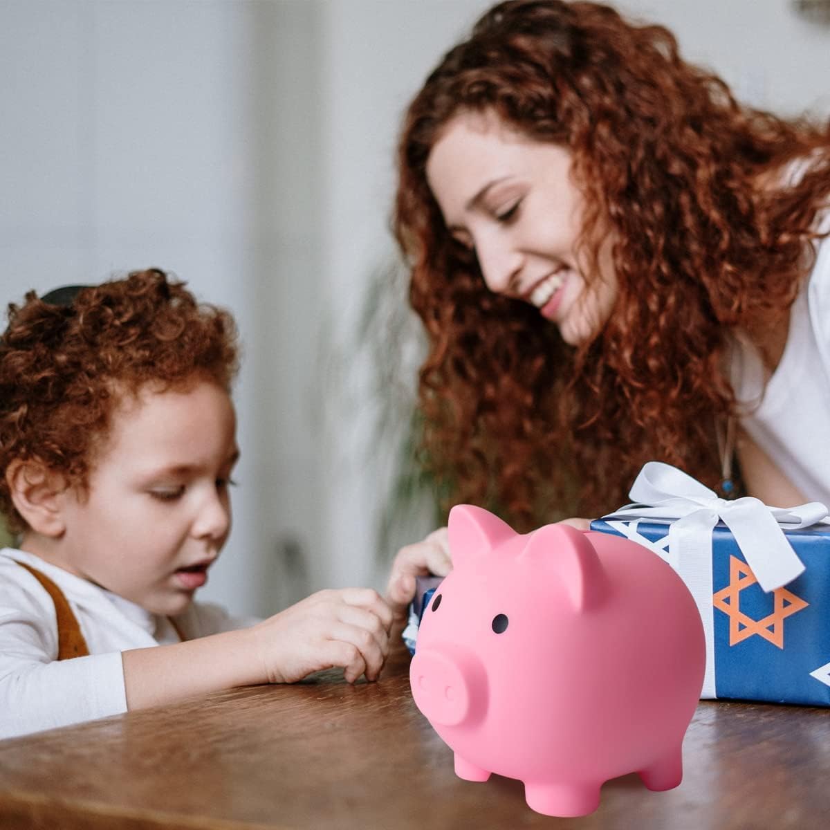 Kisangel Keramik Sparschwein Rosa - Mini Spardose Für Mädchen & Erwachsene