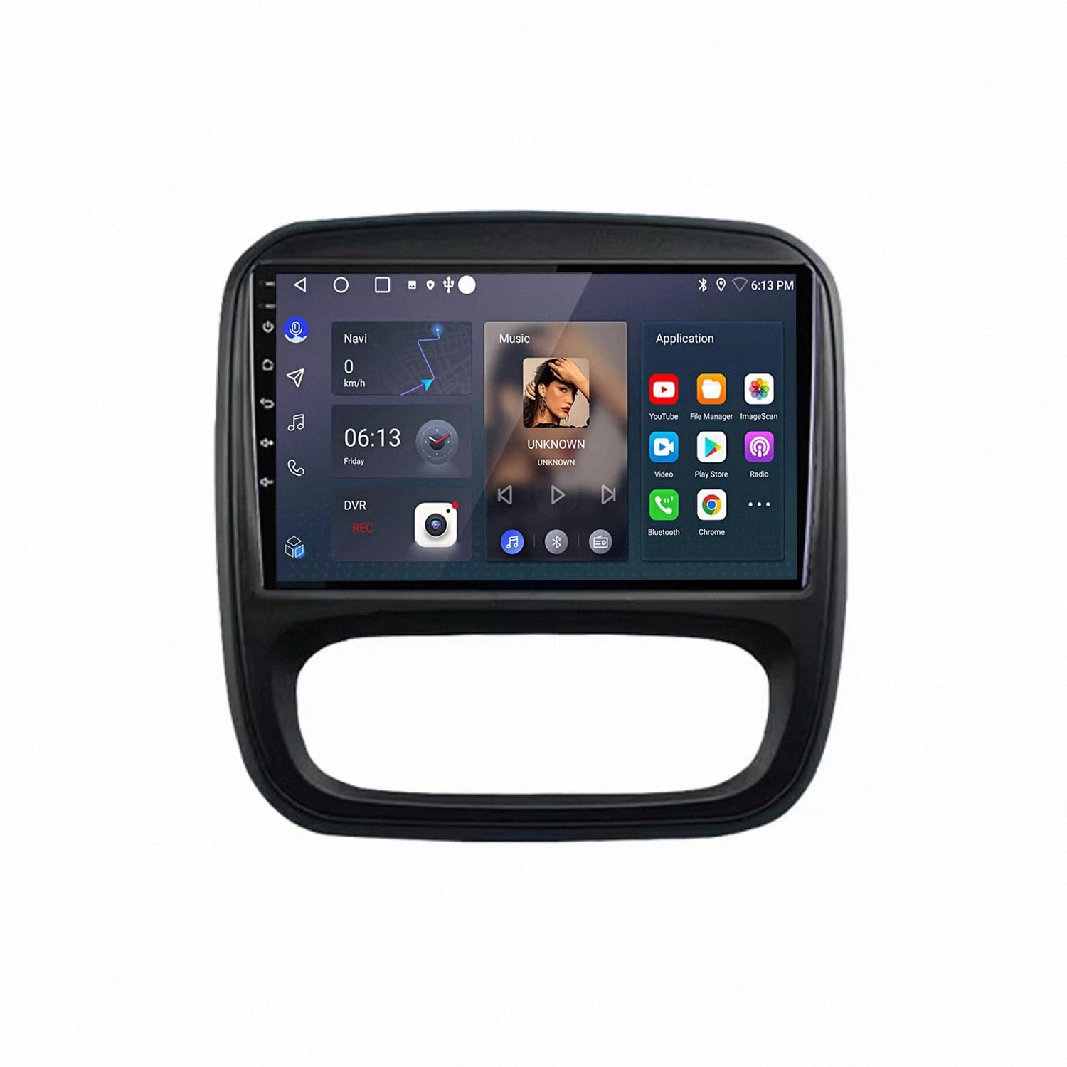 Car Stereo Carplay Radio de Coche para Opel Vivaro B 2014-2018 Soporta Bluetooth, Control Volante, USB, WiFi, 4G, Mirror-Link, GPS Navegador/Radio FM, 4 Nuclear 2G+32G