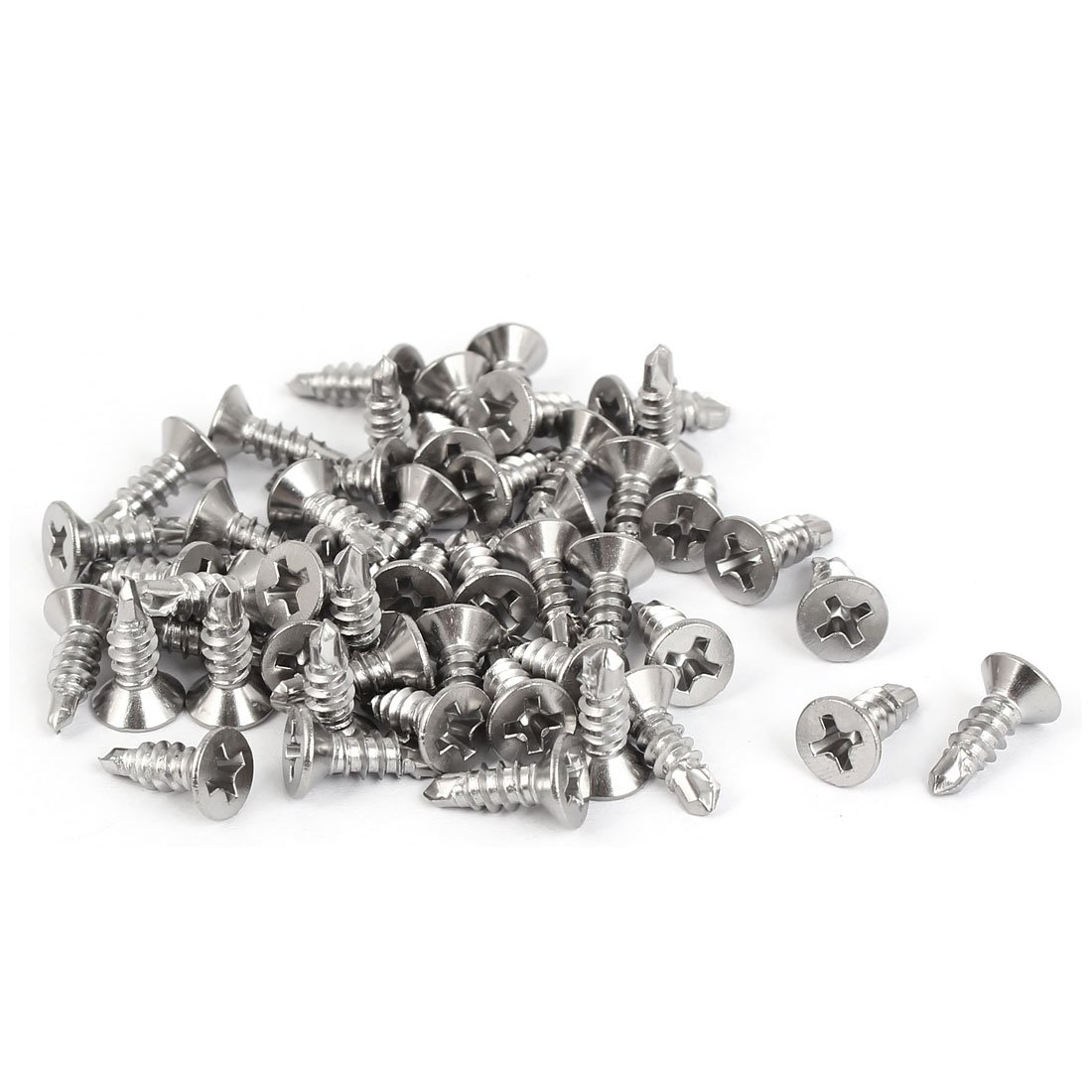 Generic M3.9x13mm #7 Thread 410 Stainless Steel Self Drilling Countersunk Head Screws 50 Pcs (B01JV713PS) Amazon Price History, Amazon Price Tracker