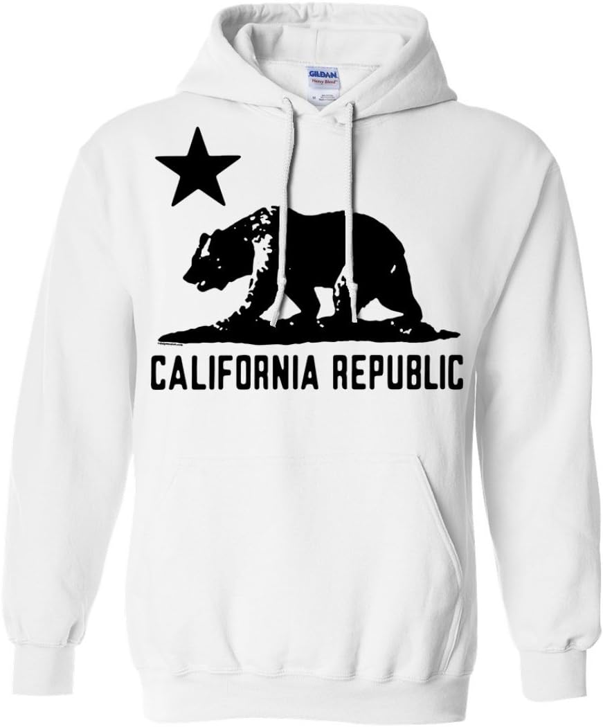 Dolphin Shirt Co California Flag Black Oversized Silhouette Asst Colors Hoodie
