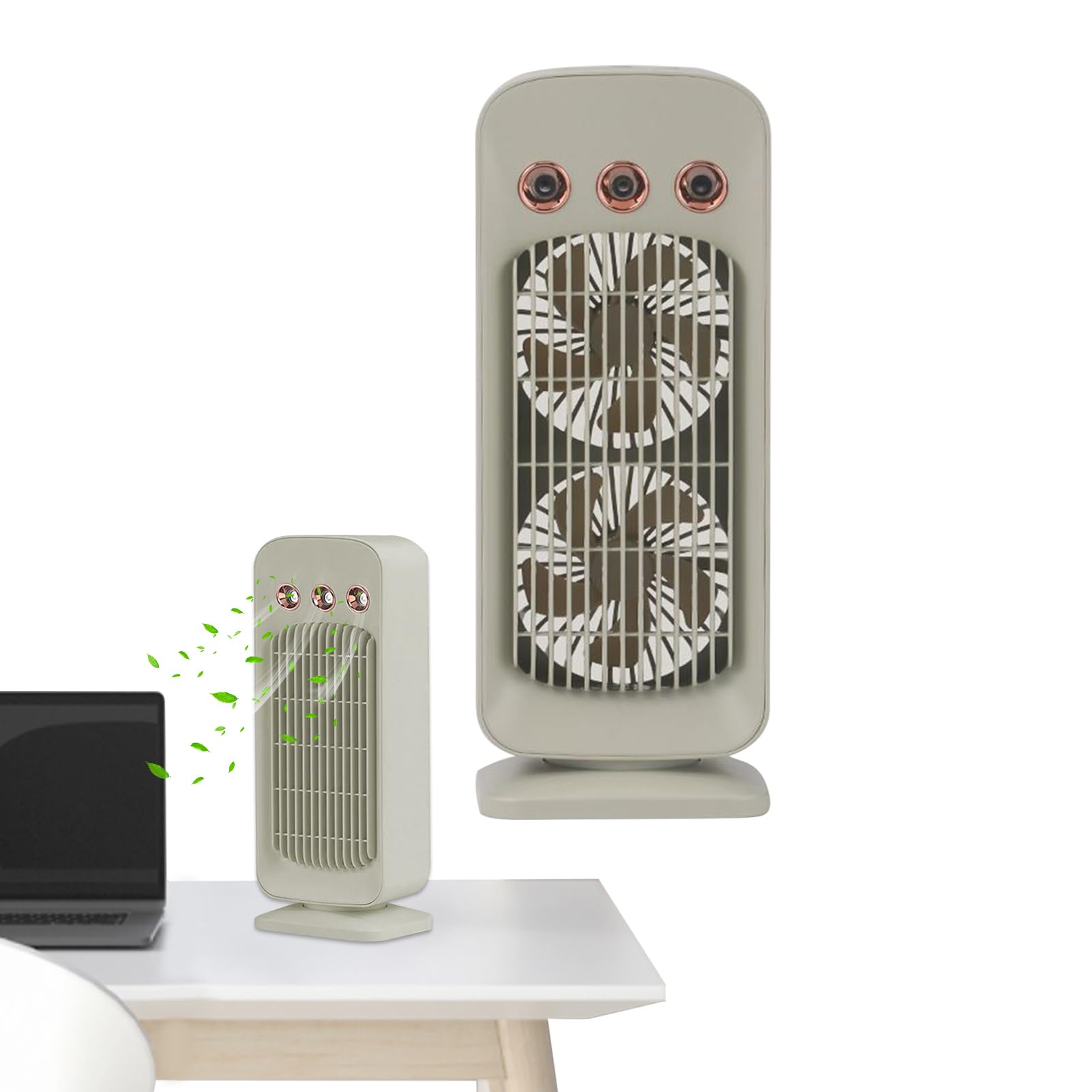 Ventilateur de bureau portable rafraîchissant et silencieux 3 vitesses