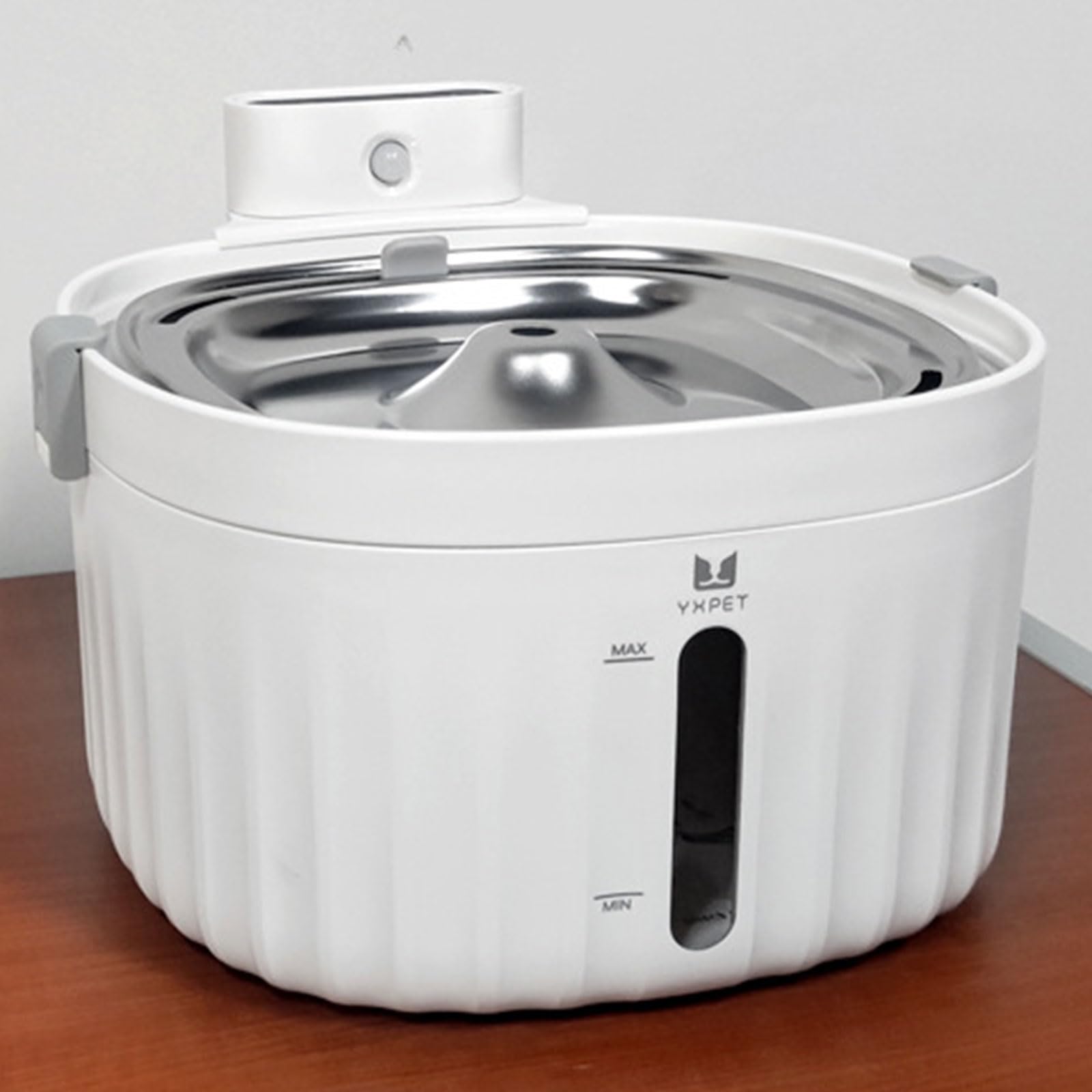 Dispensador automático de fuente de agua para gatos y mascotas, para perros, bebederos, recipiente, suministros de alimentación de agua, fuente con luz