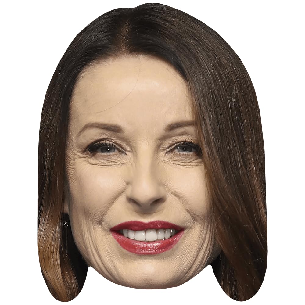 Keren Woodward (Smile) Celebrity Mask, Flat Card Face, Fancy Dress Mask