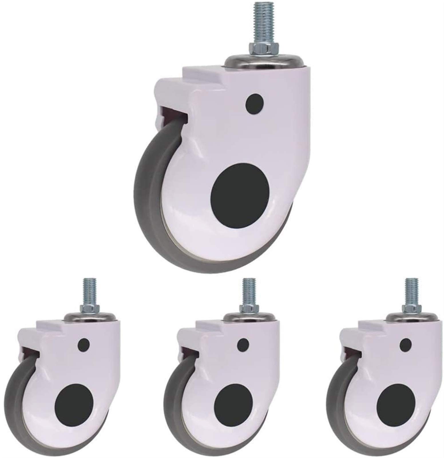 Roulettes de frein anti-rayure pour chariot de transport et mobilier lourd