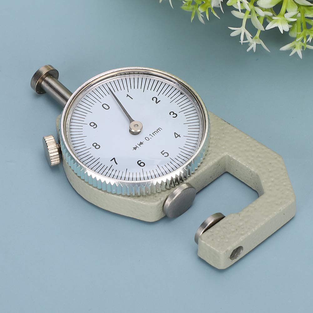 Measuring Equipment Mini Thickness Gauge, Easy to Carry Portable Jewelry Leather Metal Measuring Tool for Leather Thickness Measurement