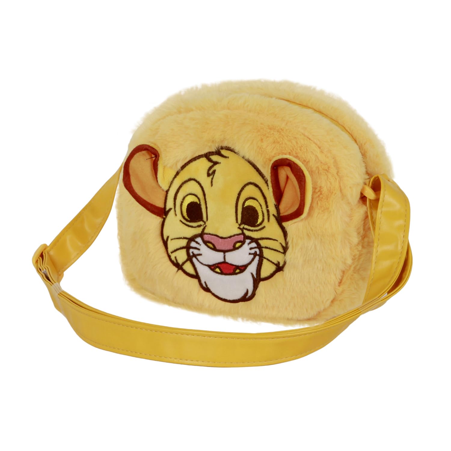 Disney Lion King Sit-Mini Plush Crossbody Bag, Yellow
