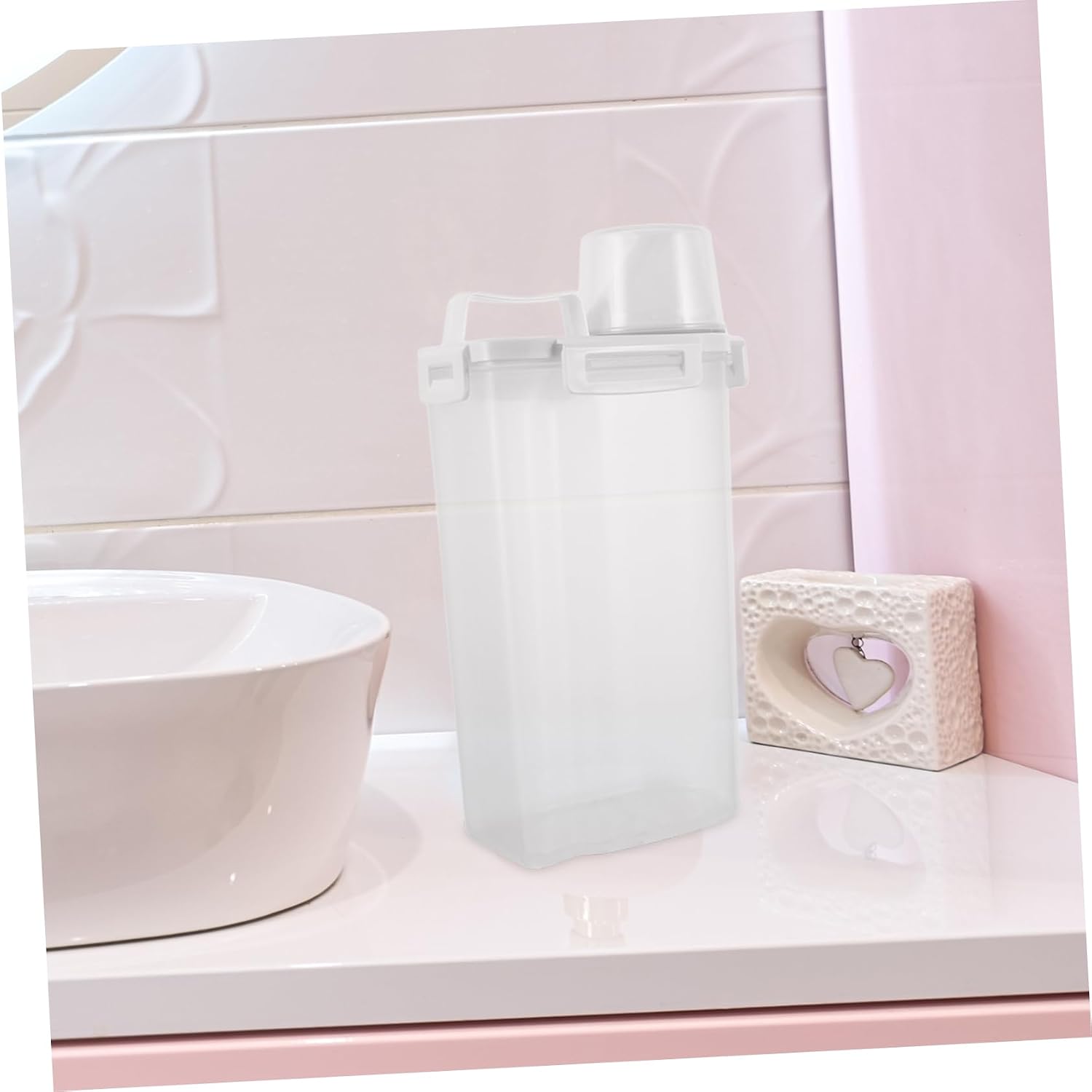 3l Plastic Laundry Detergent Dispenser for Powder and Liquid image 4