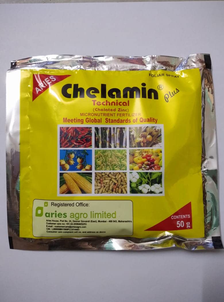 Aries Chelamin Plus Chelated Zinc (Zn EDTA-12%) micronutrient Fertilizer 50 gm (B0C2NFPZH6) Amazon Price History, Amazon Price Tracker