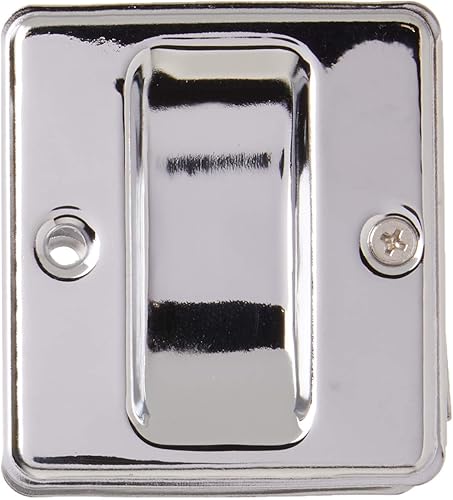 Miniatura 4 de idh by St. Simons 25410-015 - Tirador de puerta de paso de latón macizo de alta calidad, níquel satinado