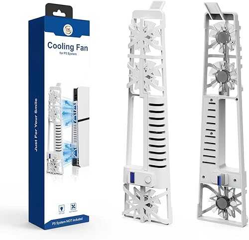 Miniatura 8 de NANANINO Ventilador de refrigeración para consola PS5 Slim, accesorios de refrigeración con 3 ventiladores de alta velocidad, sistema de