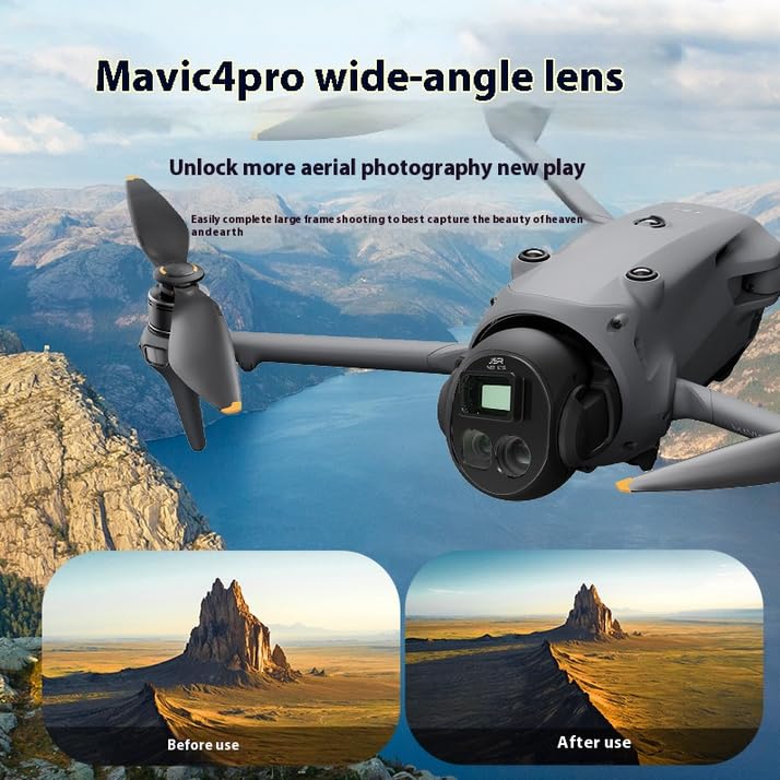 Protège-objectif Compatible Avec DJI Mavic 4 Pro - Filtre UV, Capuchon