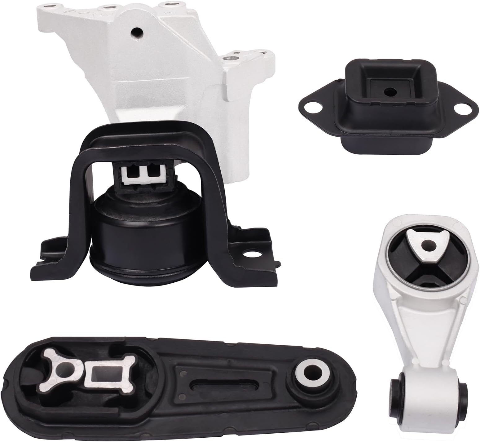 - Engine Motor Transmission Mount Kit Compatible with 2013-2019 Sentra L4 1.8L AUTO CVT,Replace OE A7382 112201KG0A A7380 112101KC0B A7376 113501KC0A A4360 113601KA0A Set of 4