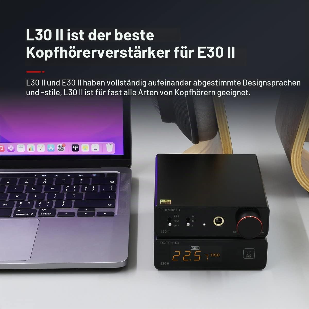 Topping E30II DAC USB Hi-Res (schwarz)
