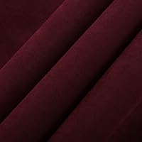 Wooqu Velvet Book Cloth 17x29 Inch - Soft Touch Paper-Backed Fabric for Book Binding, DIY Crafts, Albums, Menus