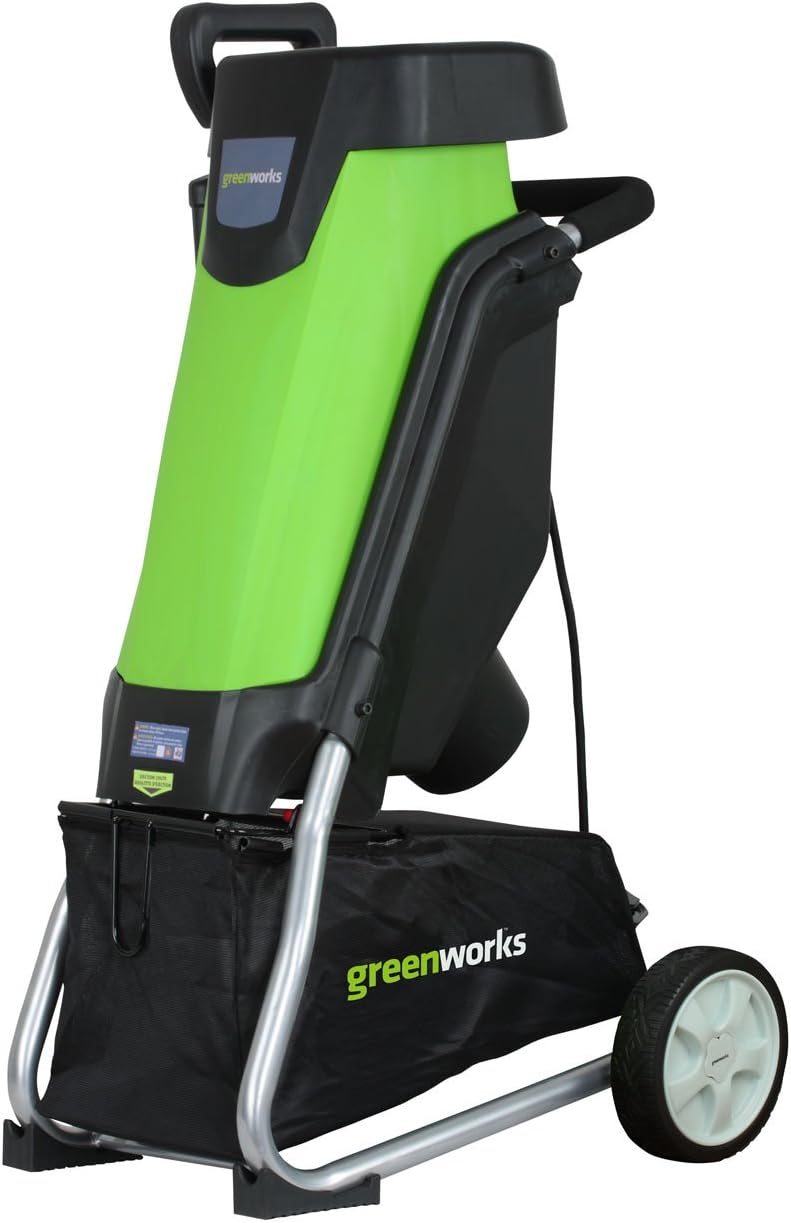 Greenworks 15 Amp Corded Shredder & Chipper 24052