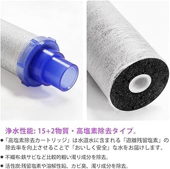Amazon | 【純正品】JF-K12-A浄水器カートリッジ 15+2物質除去