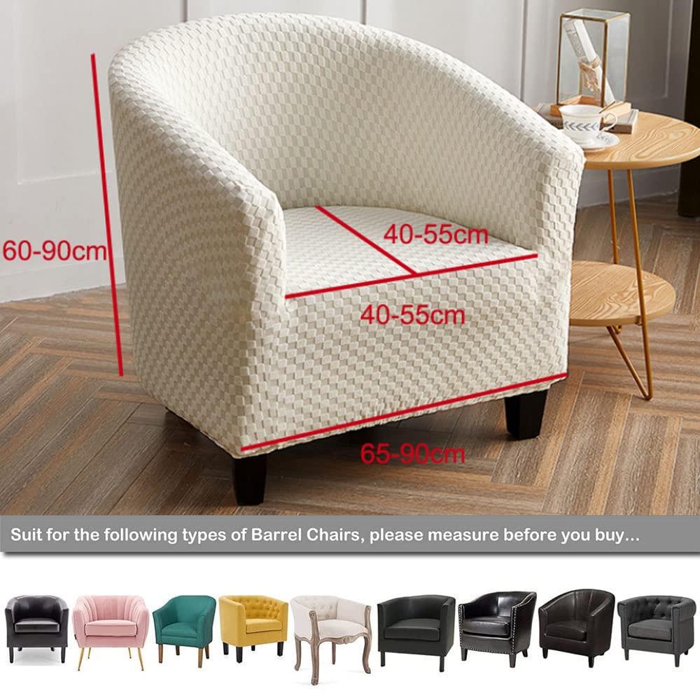 Highdi Copripoltrona 1 Posto Elasticizzato, Modello Chesterfield, Stampa Foglia Verde, Antiscivolo E Lavabile - 5