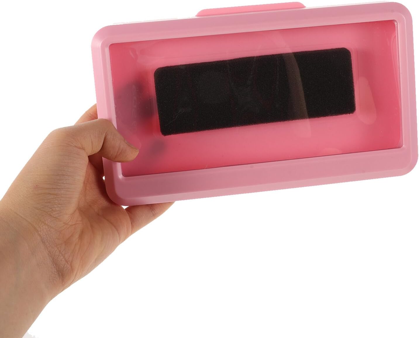 Waterproof Shower Phone Case Holder Pink Bathroom Wall-Mounted Phone Stand with No Drilling for Hands-Free Video Viewing image 4