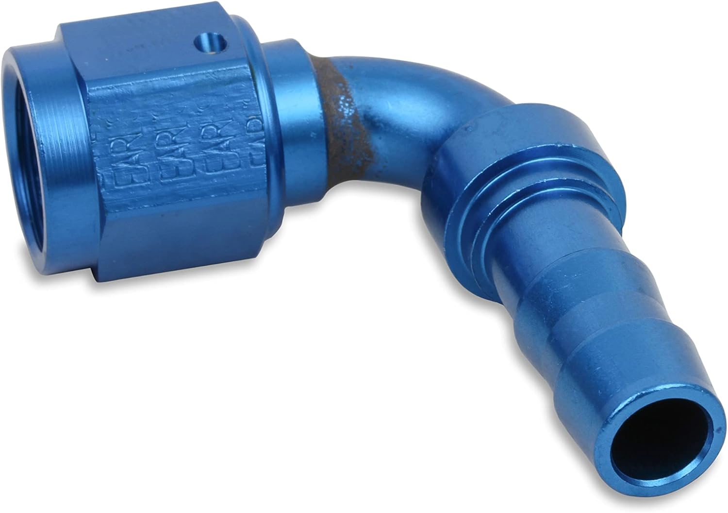 Earl's 709112ERL Auto-Crimp Hose End - 90 Degree - Size -12 - Blue