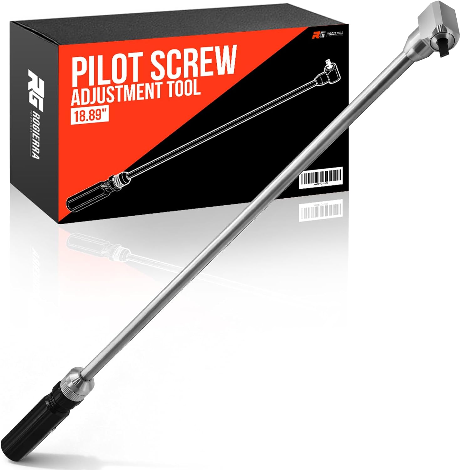 Pilot Screw Adjustment Tool 90 Degree, 18.89" Carburetor Adjusting Tool for ATV, Dirt Bike, Motorcycle, UTV, Snowmobile, No-Disassembly Tuning.