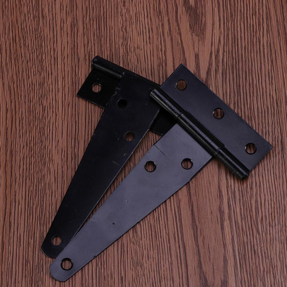 40 pcs Triangle Hinge Black barn Door Fence gate Hinges gate Latch for Wooden Fence