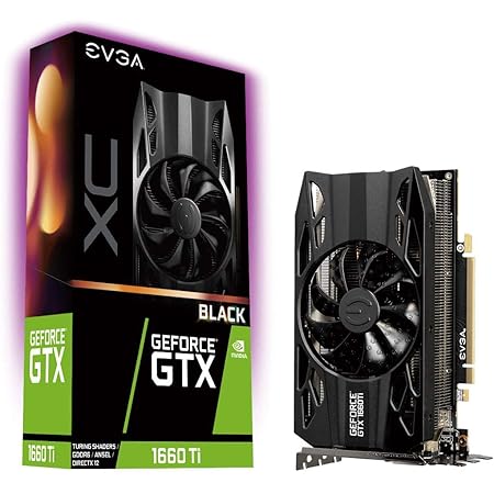 Evga Geforce Gtx 1660 Ti Xc Black Gaming, 6Gb Gddr6, Hdb Fan Graphics Card 06G-P4-1261-Kr