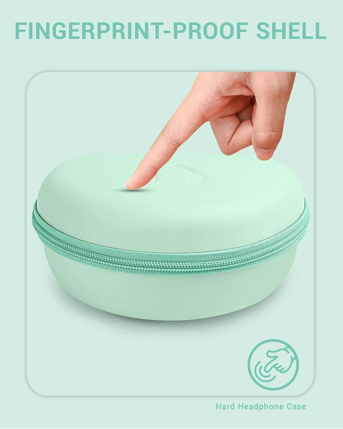 Hard Headphone Case for Beats Solo 4/3 / 2, Studio Pro, Studio 3, Over Ear Headphone Carrying Case with Storage Cable Bag Strap for Travel - Image 4