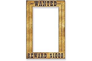 Beistle Western Wanted Photo Fun Frame